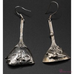 Molten Earrings Half Round